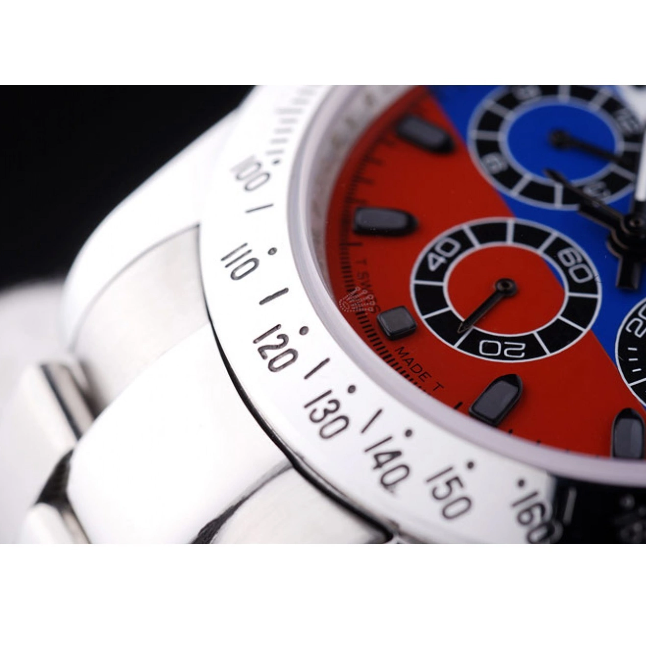 Good Copy Rolex Watches Silver Daytona Cosmograph Rolex Dial 7473 Bracelet Russian Flag 0519